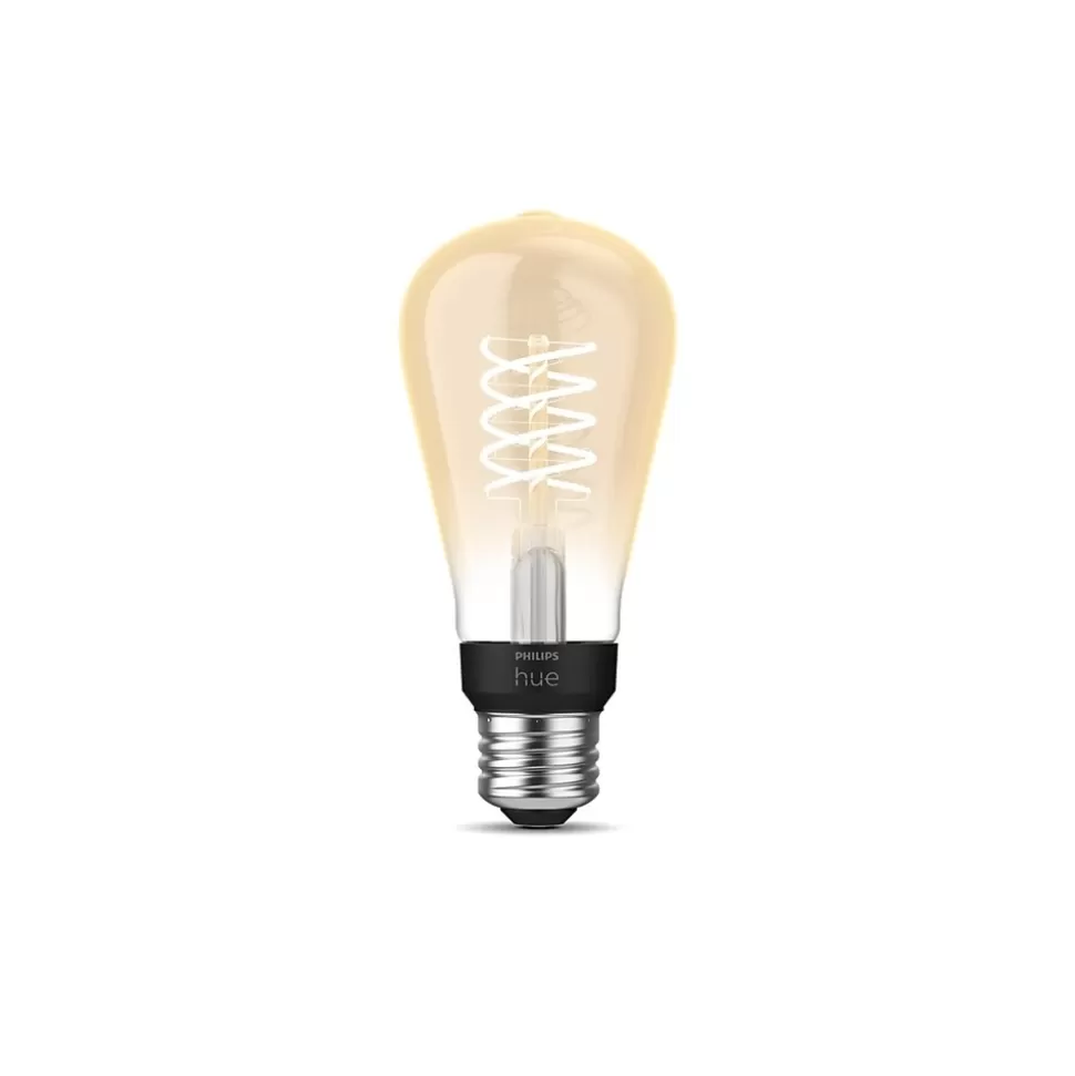 Philips Hue 60W Equivalent ST19 LED Smart Bulb, White (571125) Hot