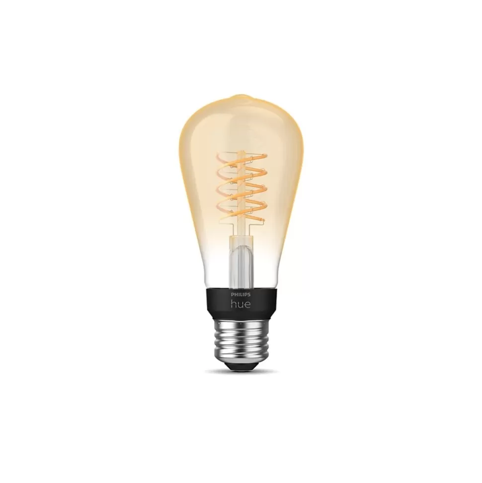 Philips Hue 60W Equivalent ST19 LED Smart Bulb, White (571125) Hot