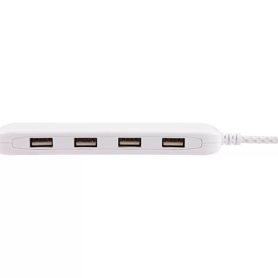 Philips 4-Port USB Power Strip, White (DLK2506/27) Discount