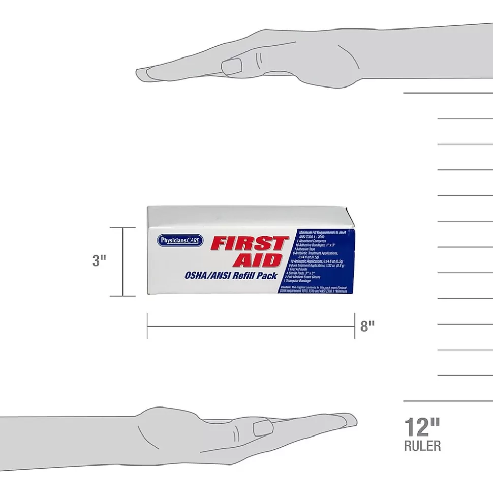 PhysiciansCare First Aid Kit Refill, 25 People, 48 Pieces (90103) Shop