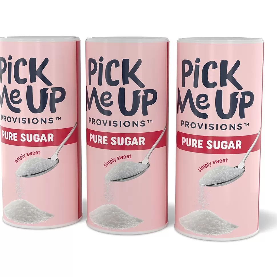 Pick Me Up Provisions™ Pure Sugar, 20 oz. Canister, 3/Pack (PM62433/94205) Discount