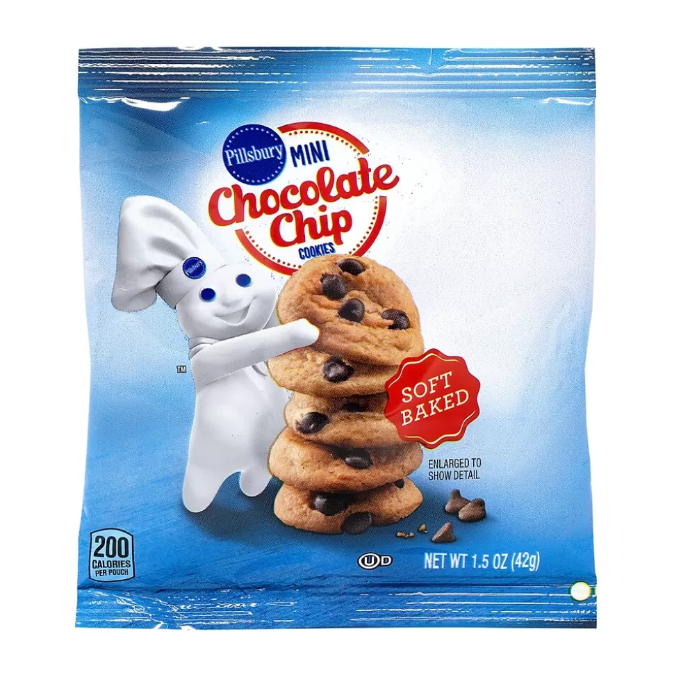 Pillsbury Solf Bake Mini Chocolate Chip Cookies, 1.5 oz., 28/Pack (220-02056) Best Sale