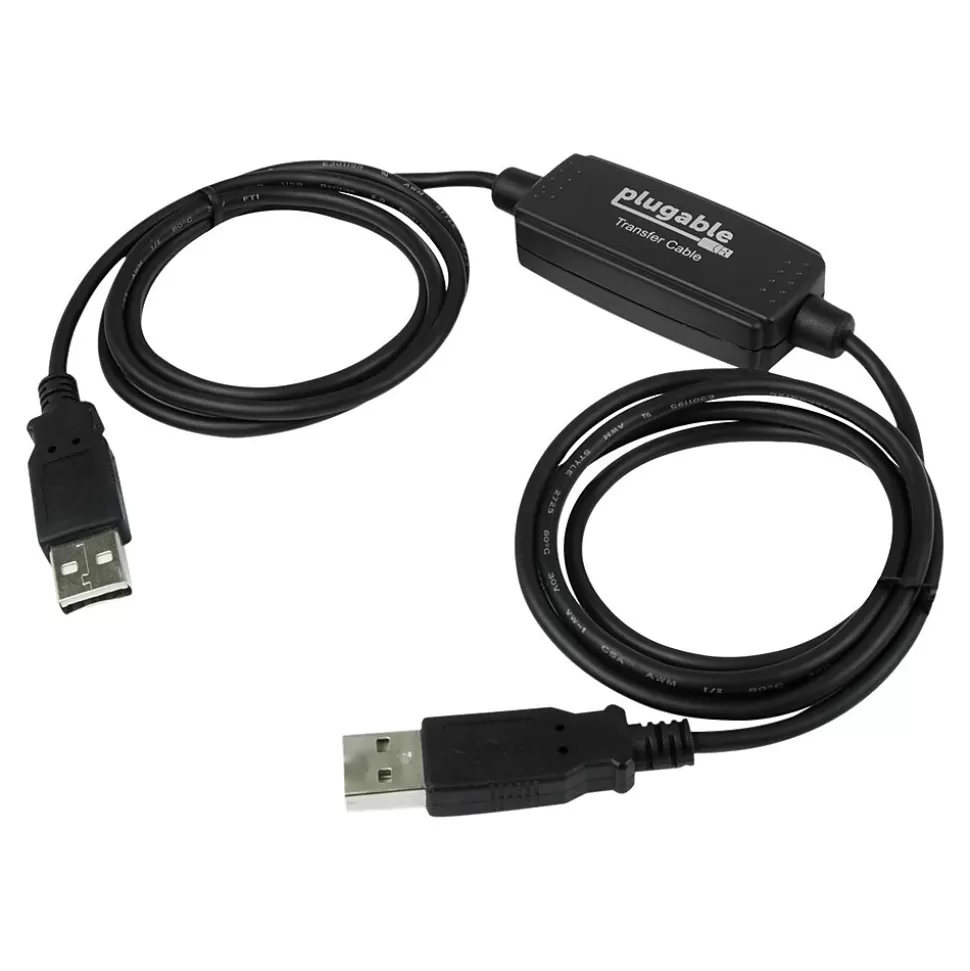 Plugable 6' USB 2.0 Windows Transfer Cable, Black (USB-EASY-TRAN) Sale