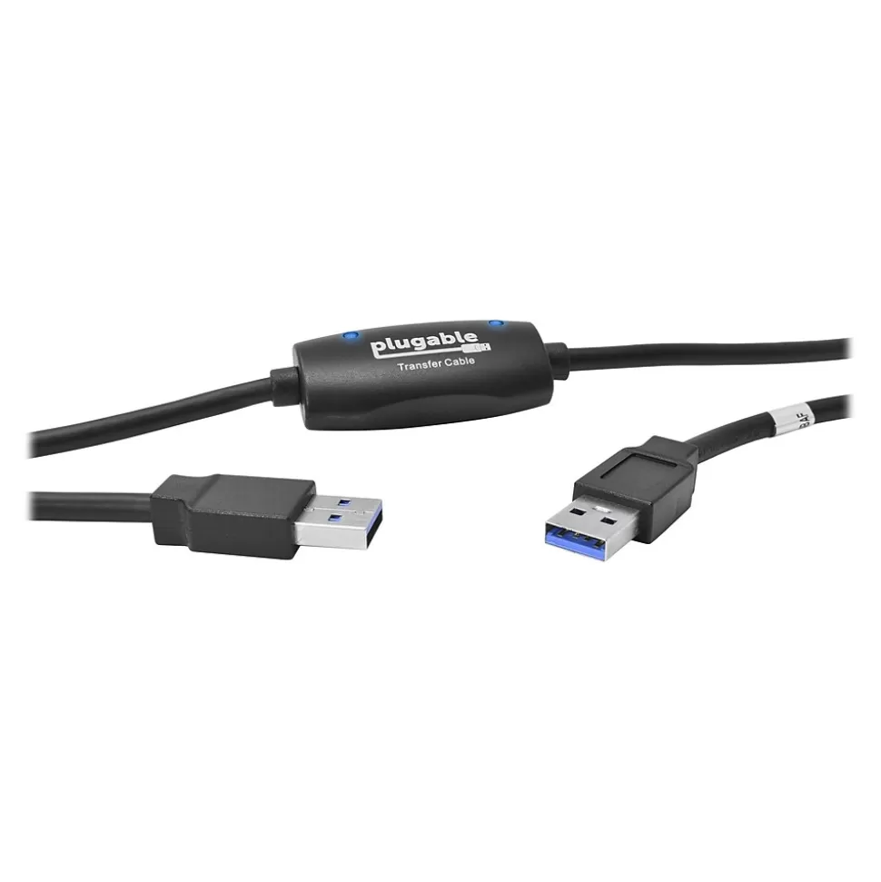 Plugable 6' USB 3.0 Windows Transfer Cable, Black (USB3-TRAN) Fashion