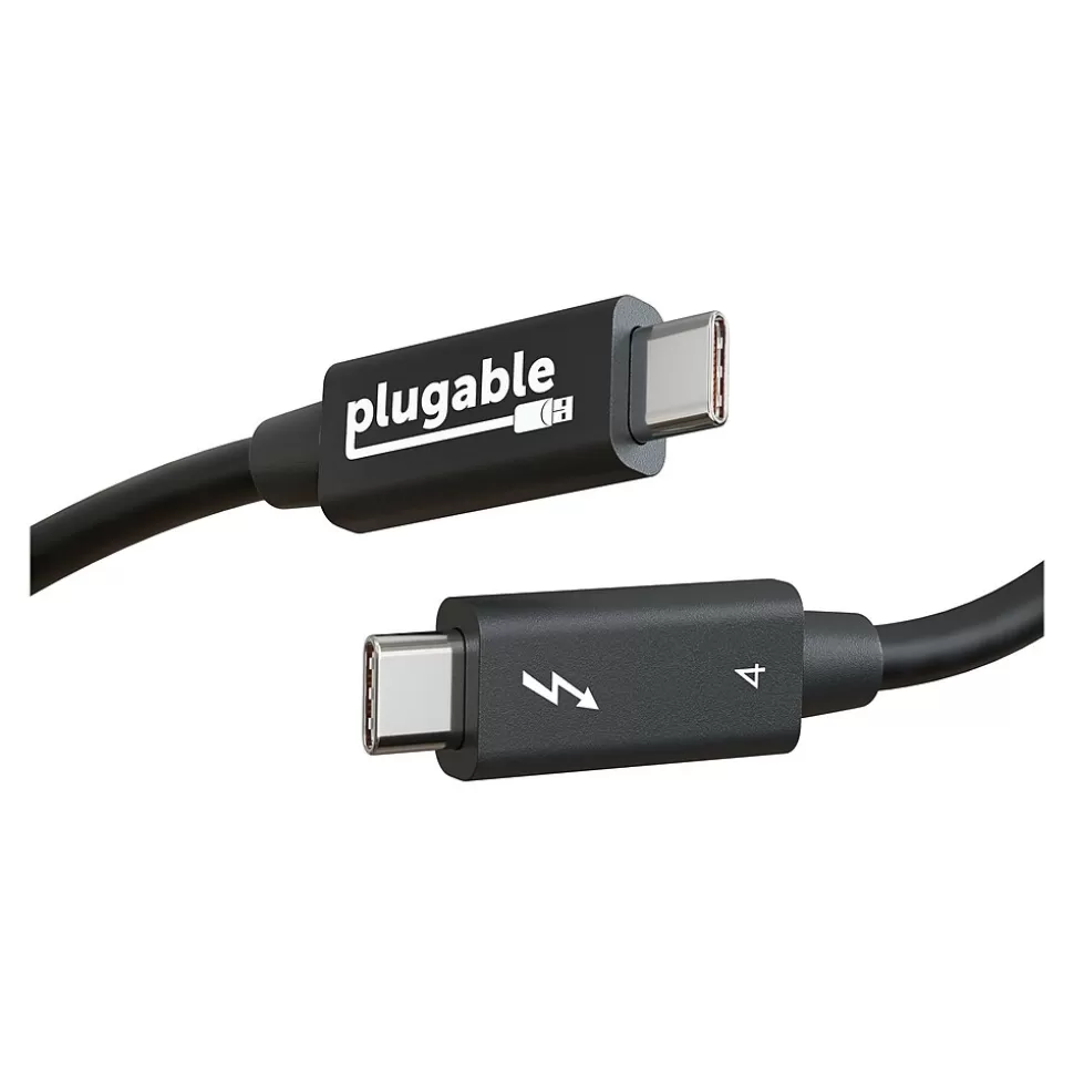 Plugable 3.3' USB C Power Cable, Black (TBT4-40G1M) New