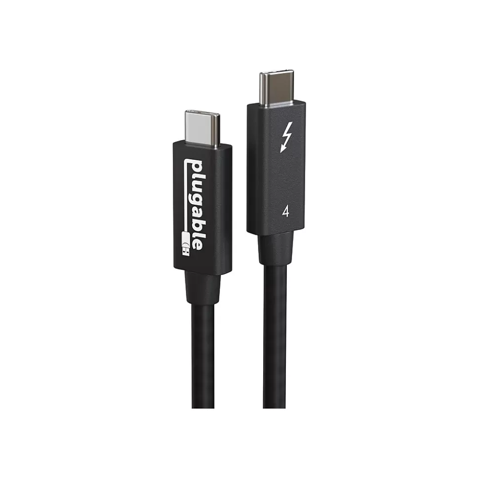 Plugable 3.3' USB C Power Cable, Black (TBT4-40G1M) New