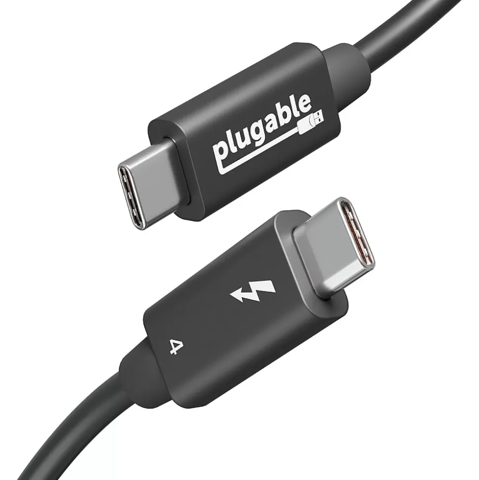 Plugable Thunderbolt-4 EPR 3.3' Cable, 240W, Black (TBT4-240W-1M) Store