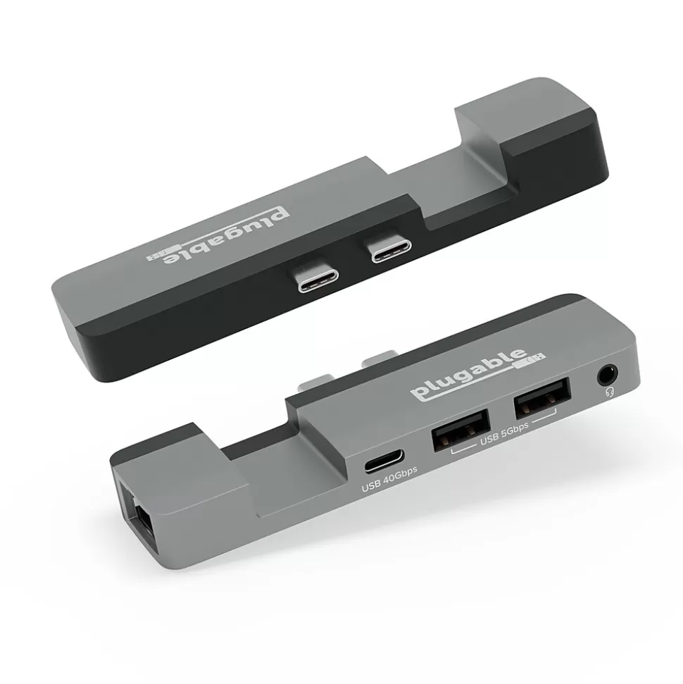 Plugable USB C Hub Multiport Adapter for Apple MagSafe 2 for MacBook Pro, Air M2 Store