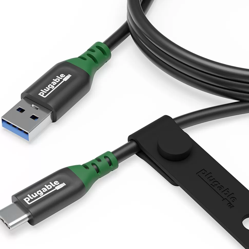 Plugable 3.3' USB-C to USB-A Cable, Black (USBC-A1M) New