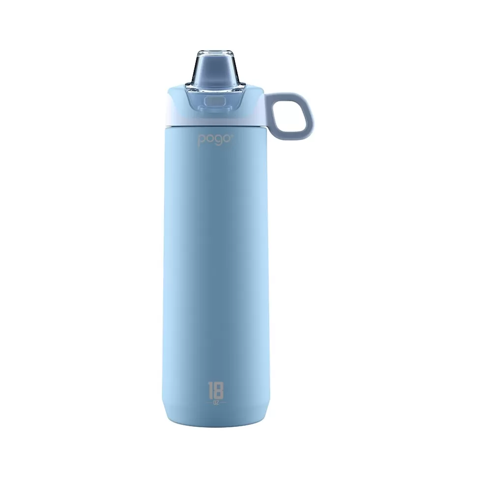 POGO GEAR ACTIVE Stainless Steel Water Bottle, 18 oz., Frost (488-0900-020-6) Best Sale