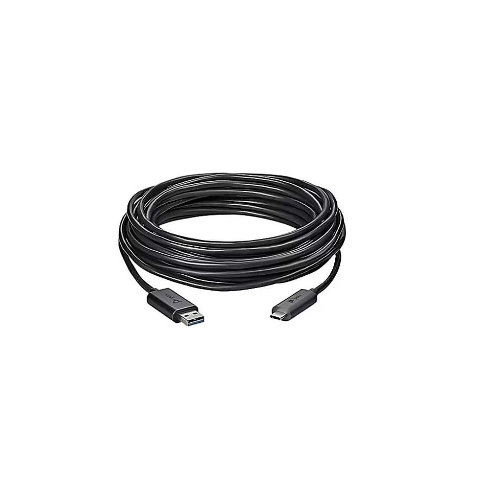 Poly 32.8' USB-A to USB-C Active Optical Cable, Male to Male, Black (875H1AA) Shop