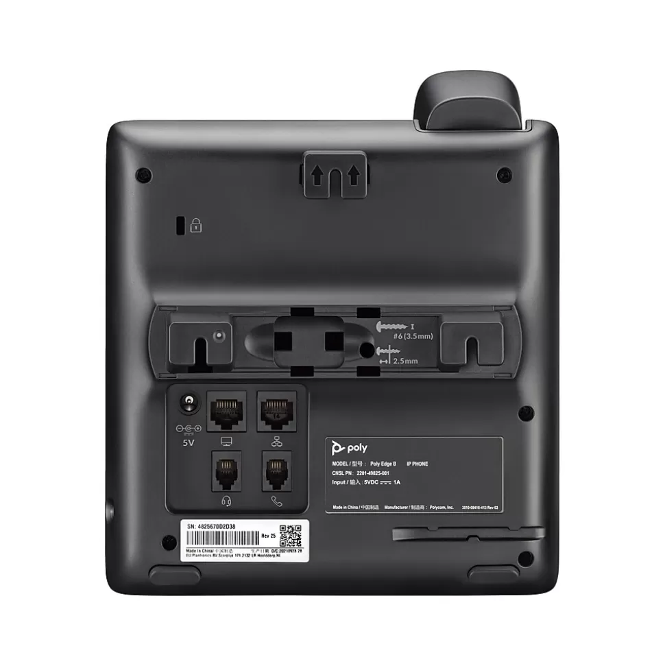 Poly Edge B10 8-Line VOIP Phone, Black (84C19AA) Sale