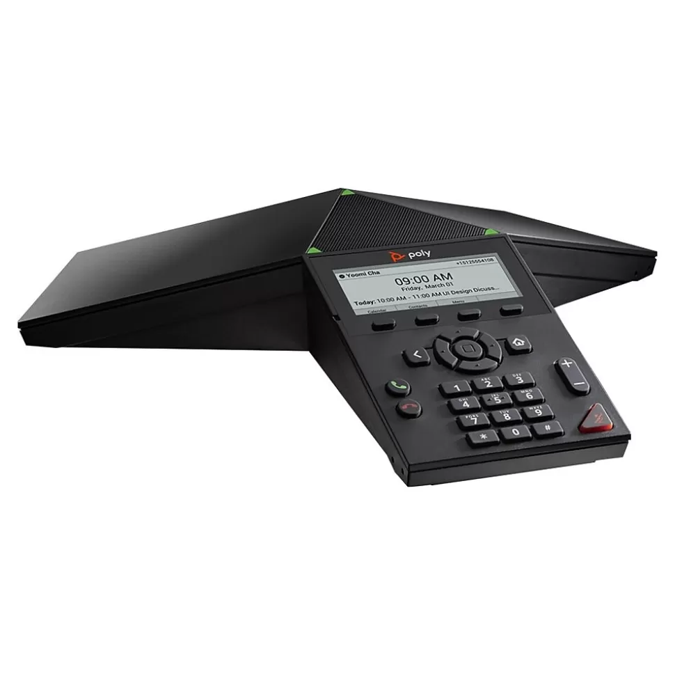 Poly com 3-Line VOIP Conference Speaker Phone (849A0AA#AC3) New