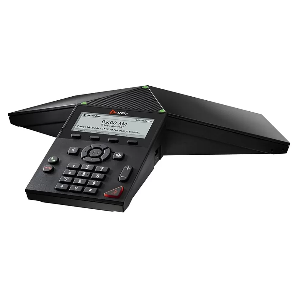 Poly com 3-Line VOIP Conference Speaker Phone (849A0AA#AC3) New