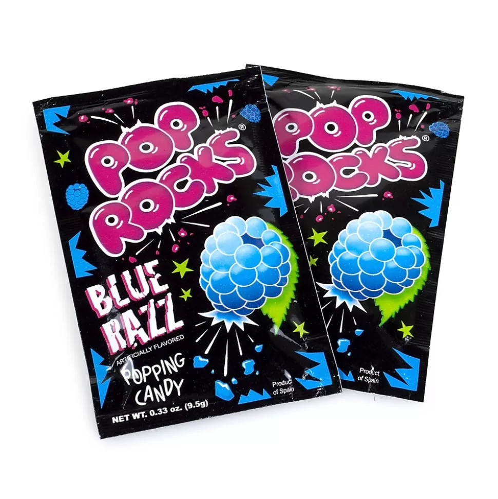 Pop Rocks Blue Razz Hard Candy, 0.33 oz., 24 Pieces (209-00230) Clearance