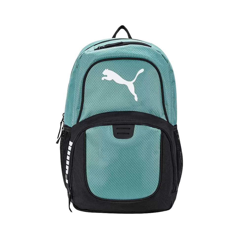 Puma Backpack, Green/Black (PV1673-442) Clearance