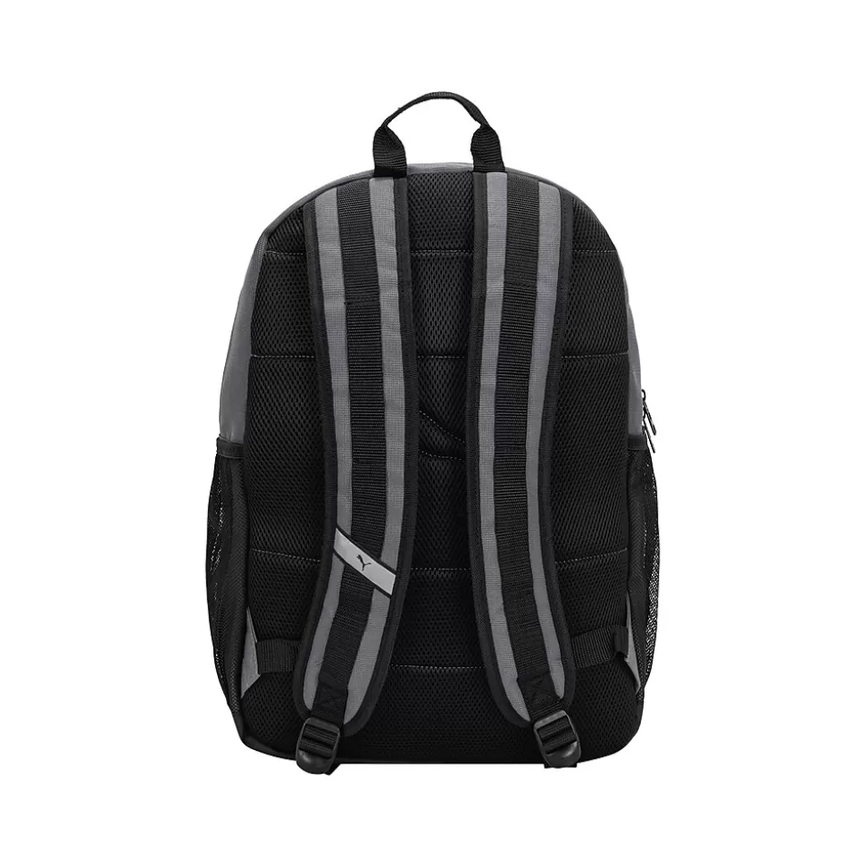 Puma Regenerate Laptop Backpack, Medium, Gray/Black (PV2-1848-041) New