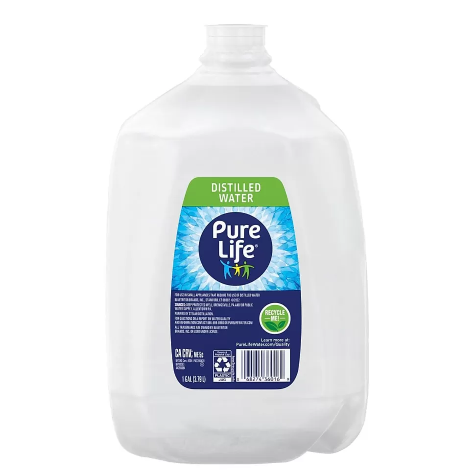 Pure Life Distilled Water, 1 Gallon. Bottle, 6/Pack (NLE12532472) Cheap