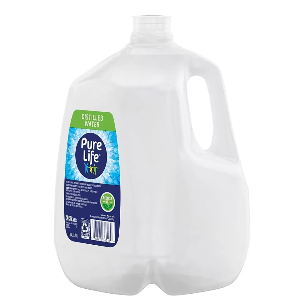 Pure Life Distilled Water, 1 Gallon. Bottle, 6/Pack (NLE12532472) Cheap