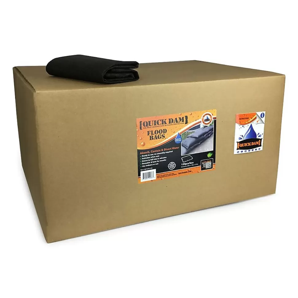 Quick Dam ™ Flood Bags 12" x 24", 120/Box Clearance