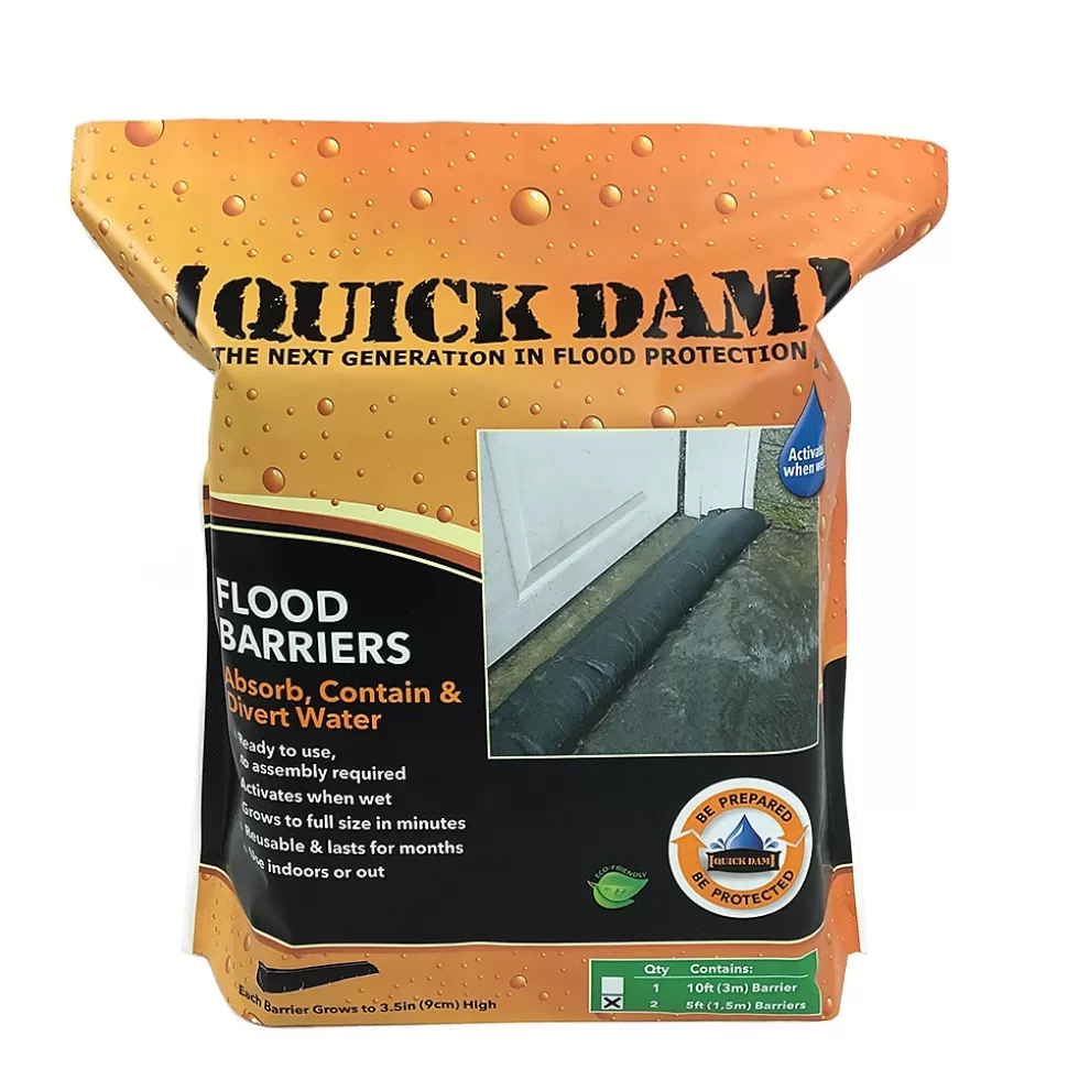 Quick Dam ™ Flood Barriers 3.5" x 5' (60") 2/Pack Store