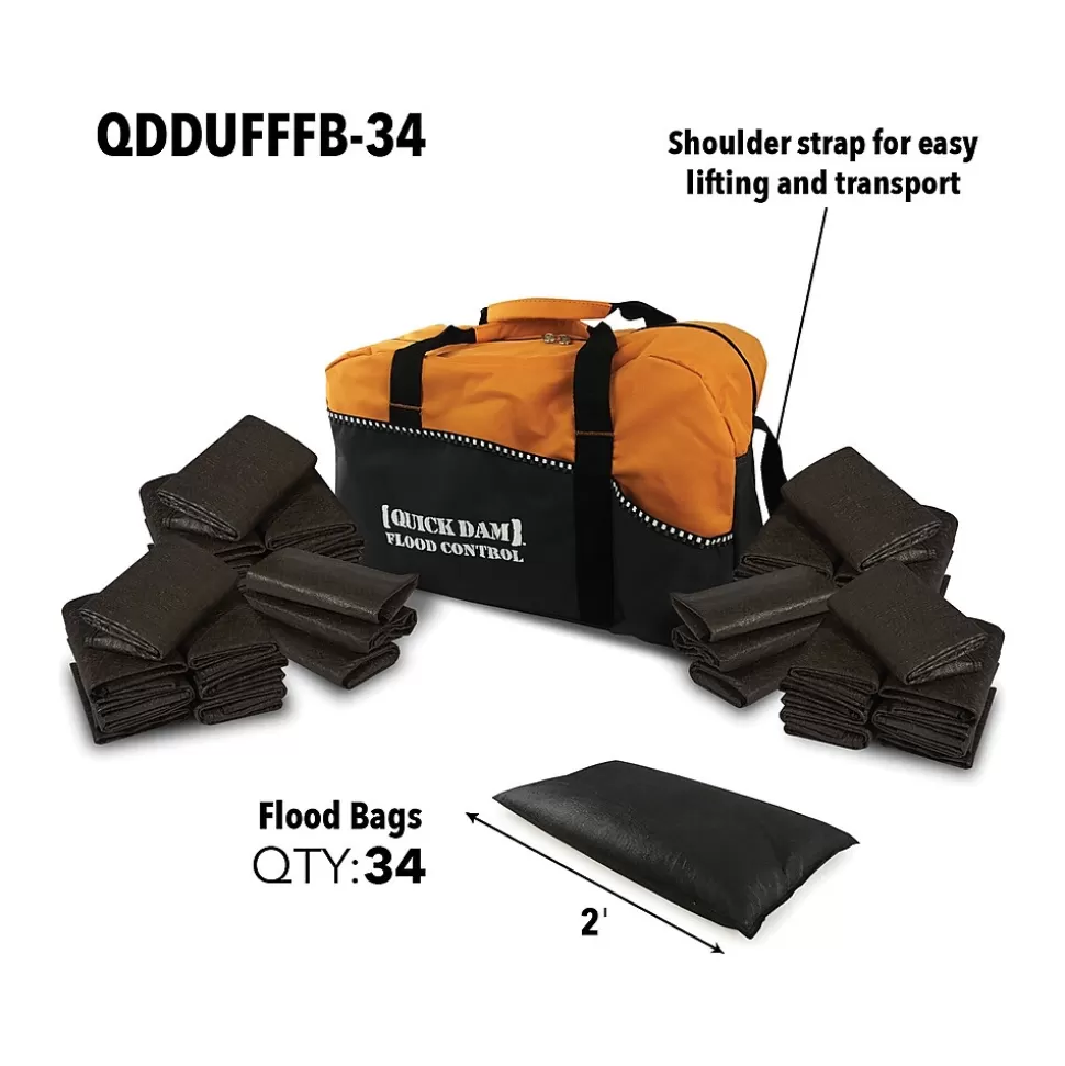 Quick Dam Flood Control Kit, 12" (QDDUFFFB-34) Store