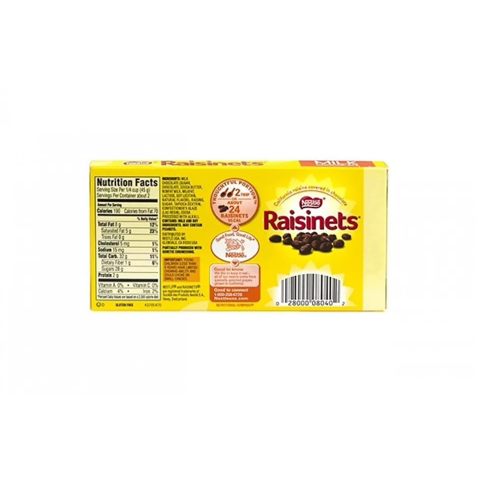 Raisinets Theater Box Milk Chocolate Pieces, 3.5 oz., 15/Box (209-02540) Discount