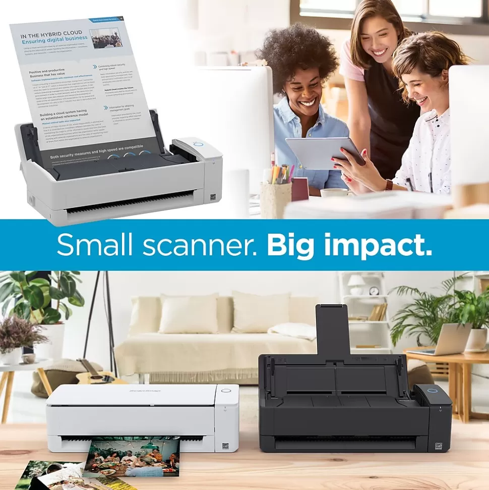 Ricoh ScanSnap IX1300 Wireless Duplex Document Scanner, White (PA03805-B005) Cheap