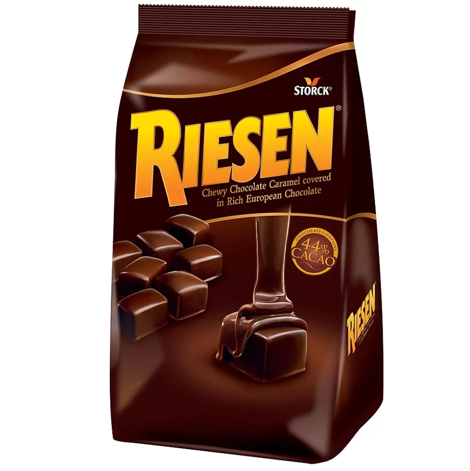 Riesen Chewy Caramel Dark Chocolate Pieces, 30 oz. (SUL398052) Cheap