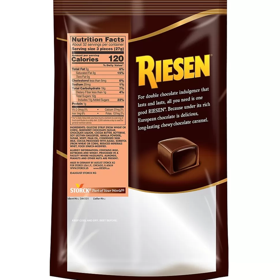 Riesen Chewy Caramel Dark Chocolate Pieces, 30 oz. (SUL398052) Cheap