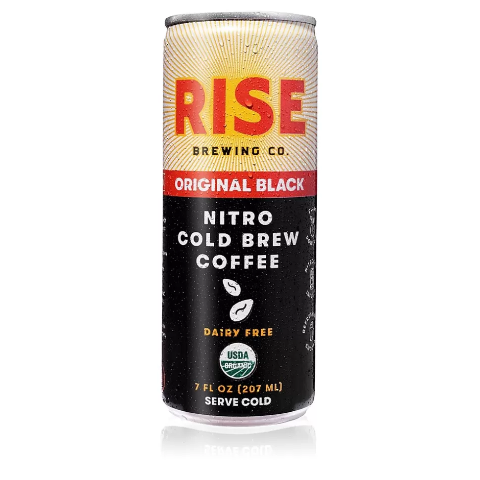RISE Brewing Co. Original Black Nitro Cold Brew Coffee, 7 oz., 12/Carton (FG-SS-001-007-012) Fashion