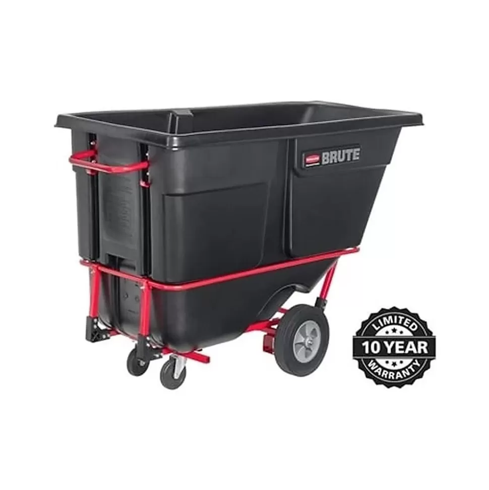 Rubbermaid Brute Tilt Truck, 1 Cu. Yd., Black (FG131542BLA1) New