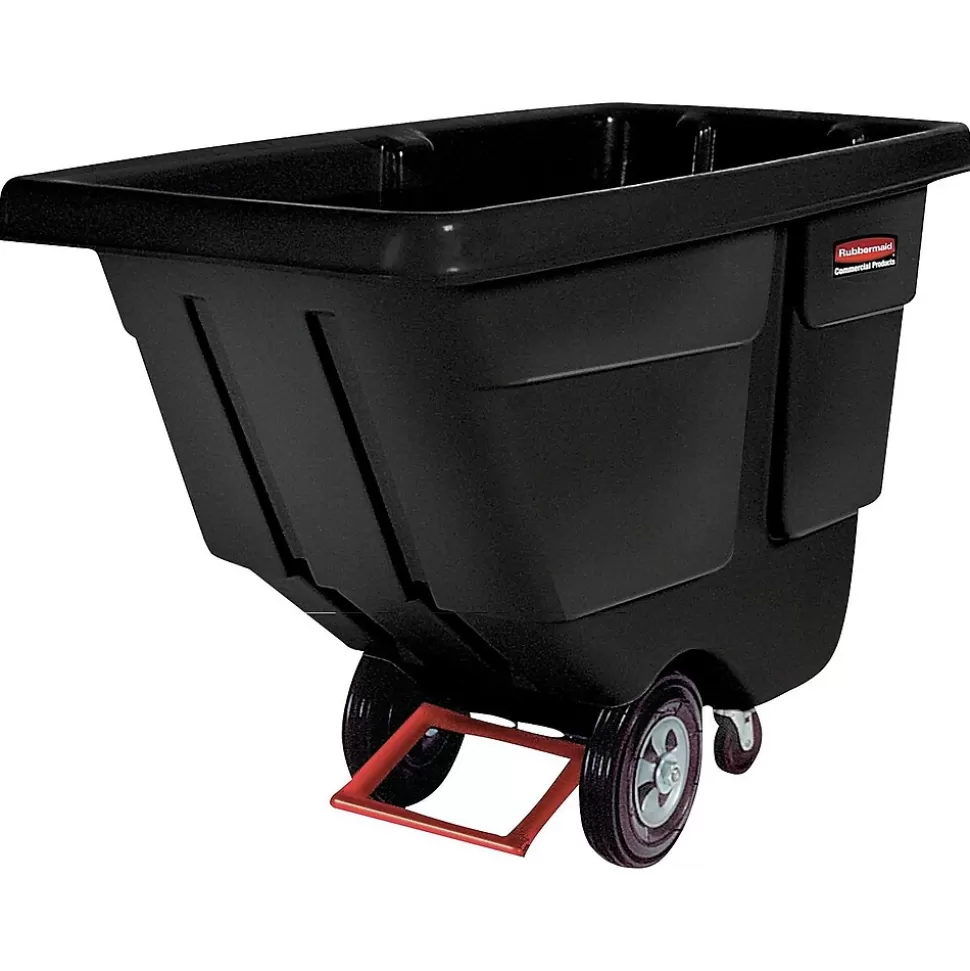 Rubbermaid Commercial Tilt Truck, 450 lbs., Black (FG130400BLA) Fashion