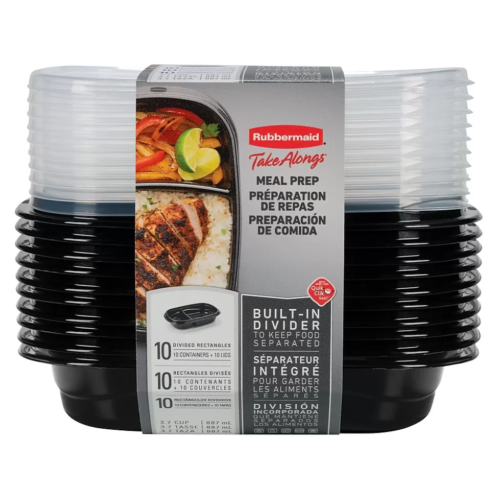 Rubbermaid TakeAlongs Food Storage, 3.7 Cup, 10/Pack (2030326) Cheap