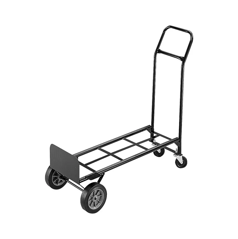 Safco Tuff Truck Convertible Hand Truck, 500 lbs., Black (4070) Flash Sale