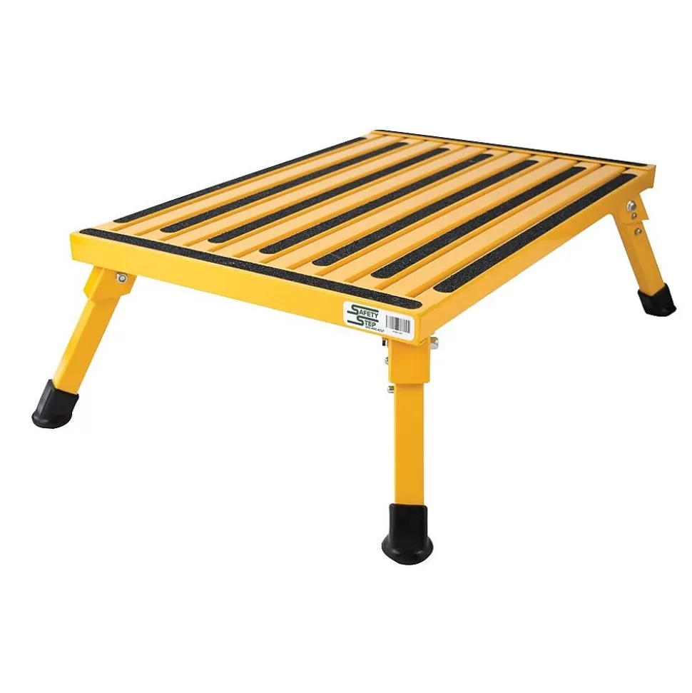 Safety Step Extra Large Folding Aluminum Step, 1000lbs. (XL-08C-Y) Best Sale