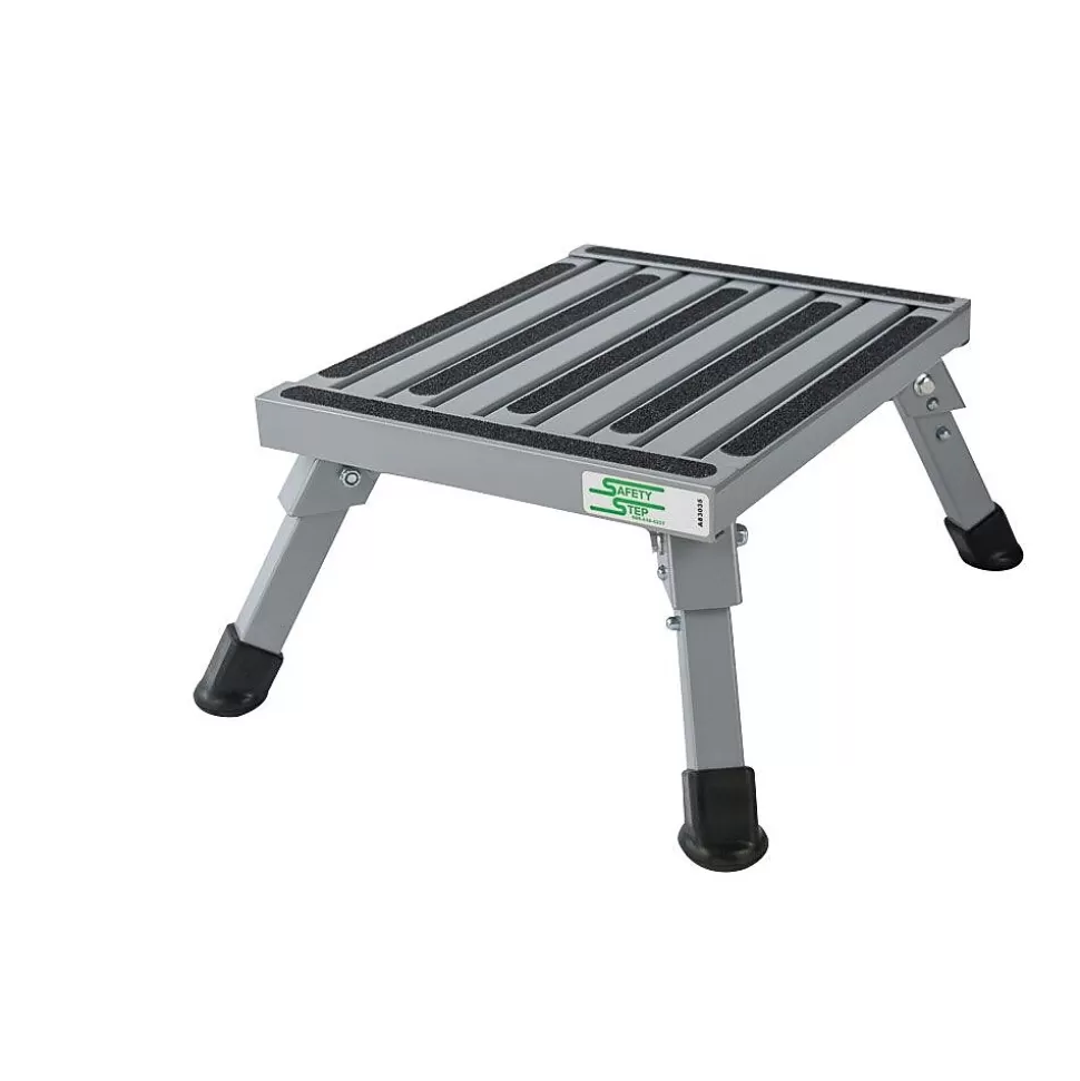 Safety Step Small Folding Aluminum Step, 1000lbs. (S-07C-S) Cheap