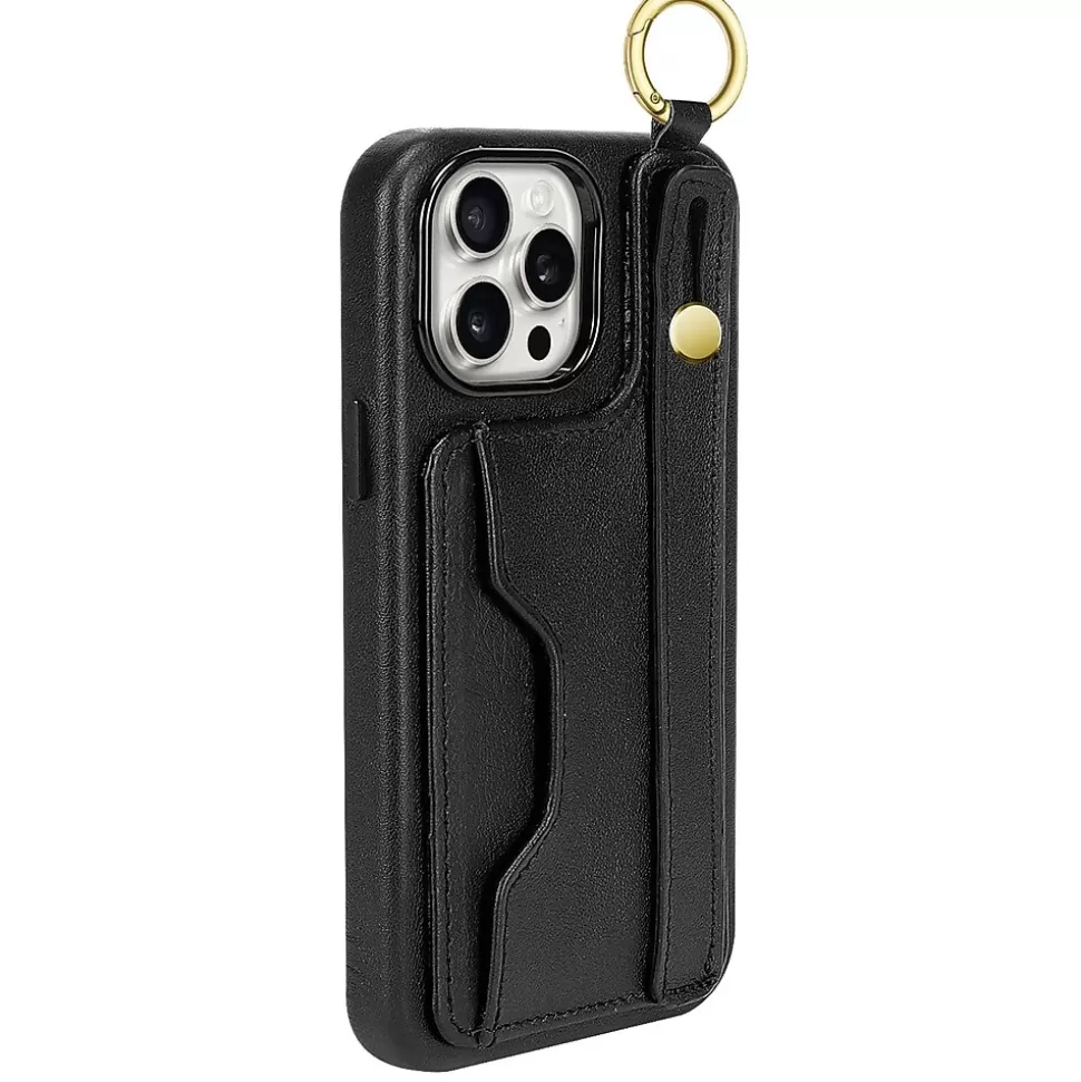 SaharaCase FingerGrip MagSafe Phone Case for iPhone 15 Pro Max, Shock Absorbing, Black (CP00484) Cheap