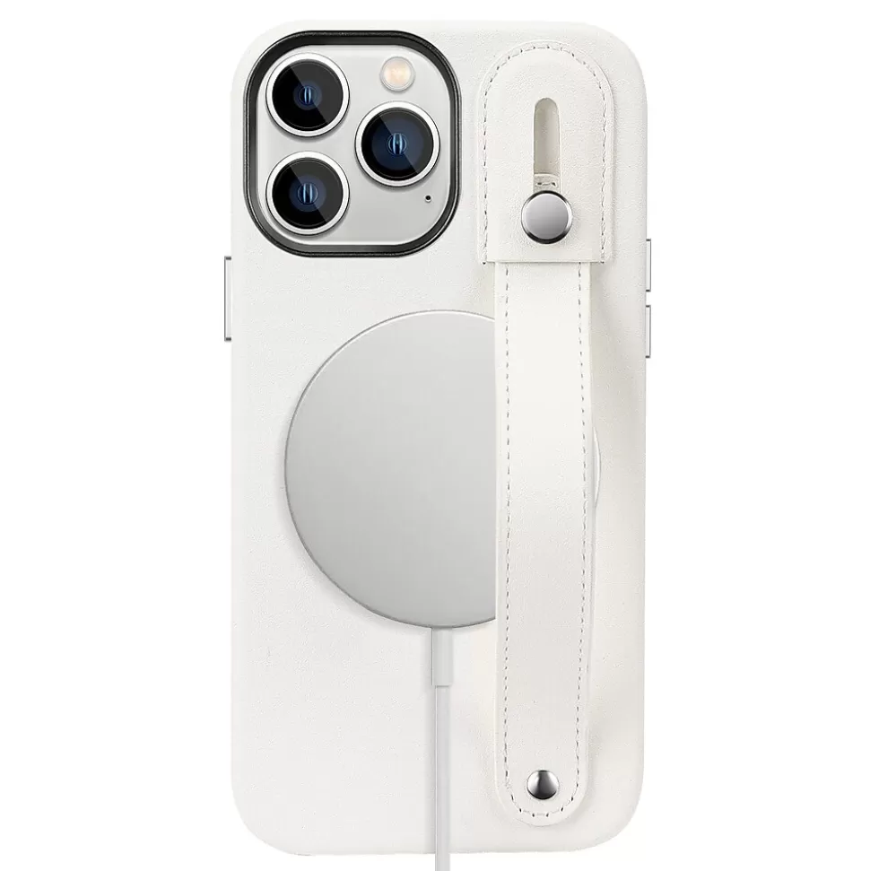 SaharaCase FingerGrip MagSafe Phone Case for iPhone 15 Pro Max, Shock Absorbing, White (CP00479) Shop