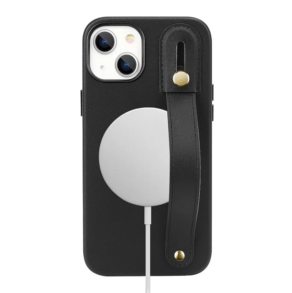 SaharaCase FingerGrip MagSafe Phone Case for iPhone 15, Shock Absorbing, Black (CP00443) Fashion