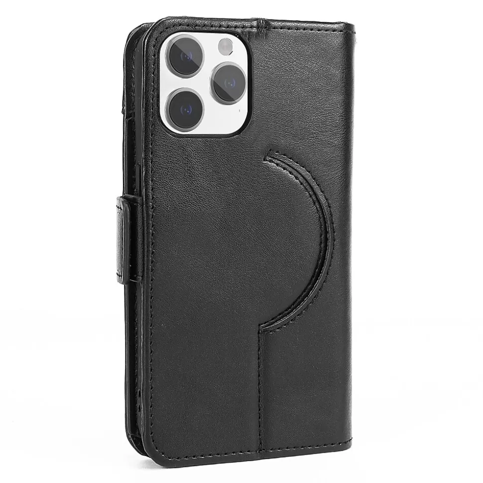 SaharaCase Folio Wallet MagSafe Phone Case for iPhone 15 Pro Max, Shock Absorbing, Black (CP00480) Flash Sale