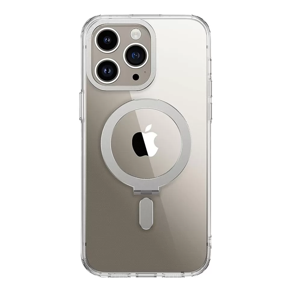 SaharaCase Hybrid-Flex Kickstand MagSafe Phone Case for iPhone 15 Pro, Shock Absorbing, Clear (CP00460) Discount