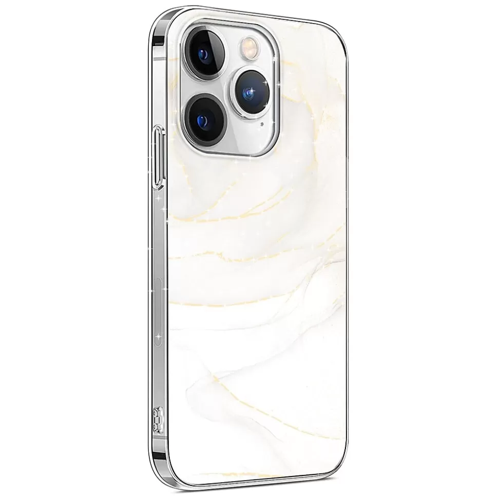 SaharaCase MagSafe Phone Case for iPhone 15 Pro Max, Shock Absorbing, White Marble (CP00476) Best