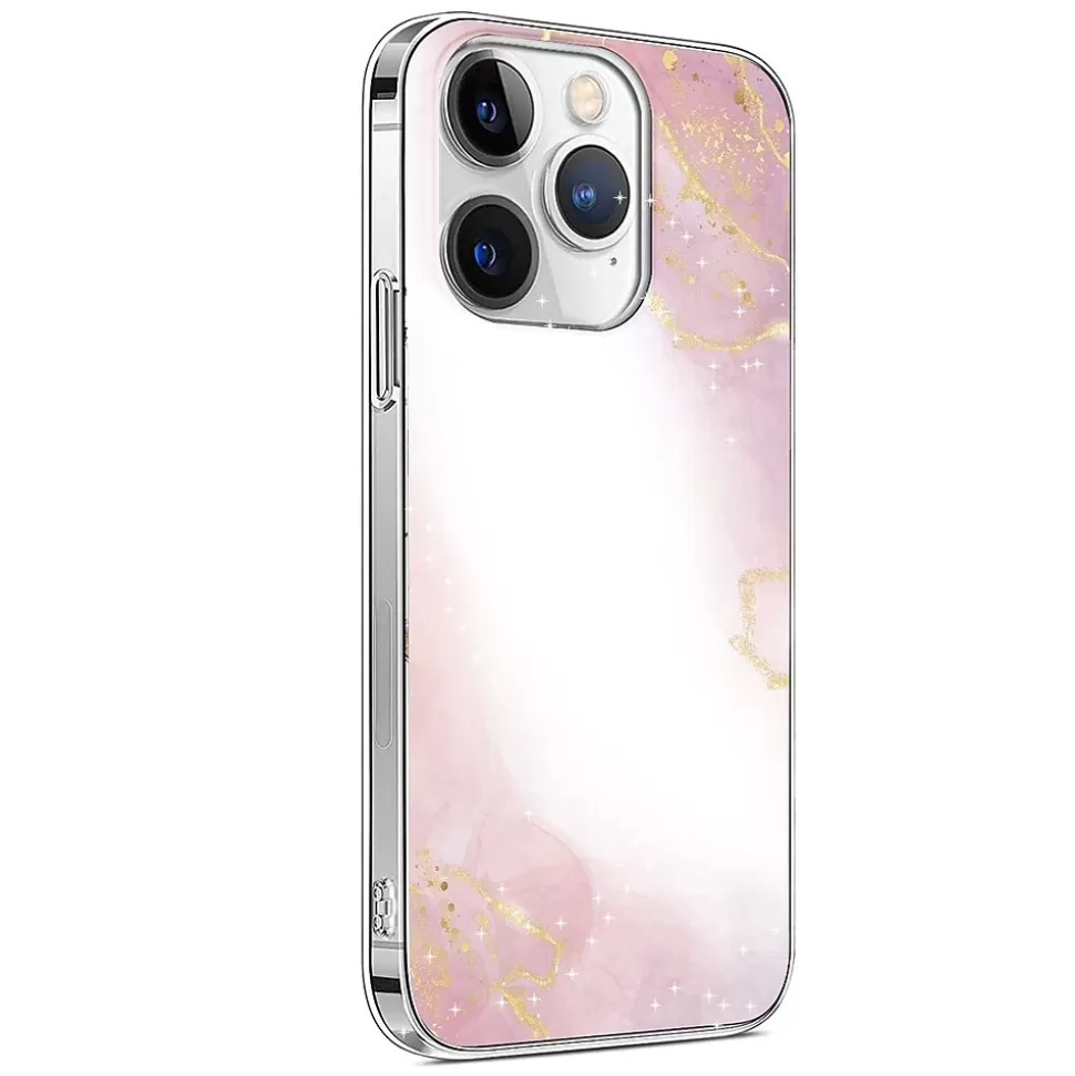 SaharaCase MagSafe Phone Case for iPhone 15 Pro, Shock Absorbing, Pink Marble (CP00464) Discount