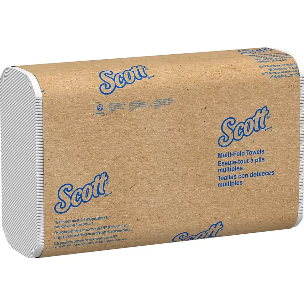Scott Essential Recycled Multifold Paper Towels, 1-ply, 250 Sheets/Pack, 16 Packs/Carton (01804) Store