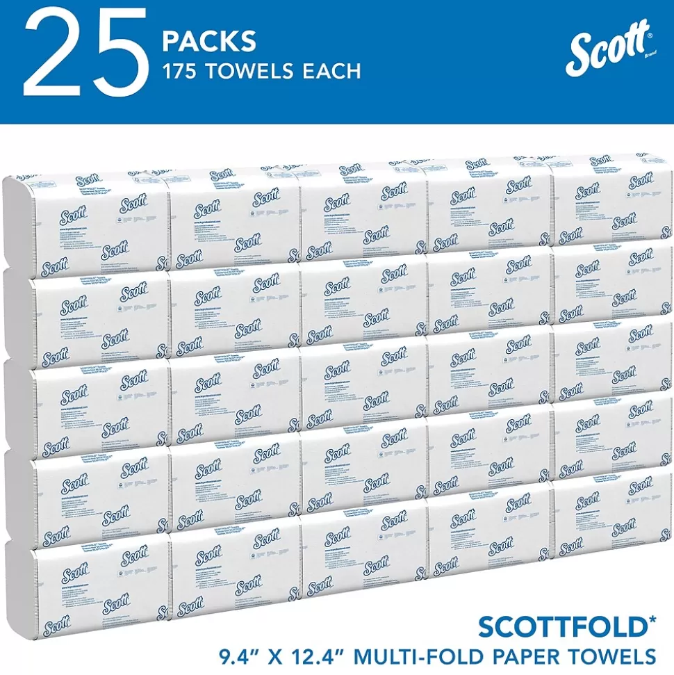 Scott Pro Recycled Multifold Paper Towels, 1-ply, 175 Sheets/Pack (01980) Online