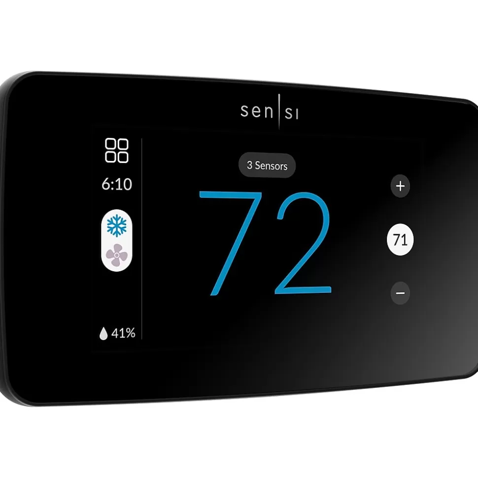 Emerson Sensi Touch 2 Smart Programmable Wi-Fi Thermostat, Works with Alexa, Black Beveled Edge (ST76) Discount