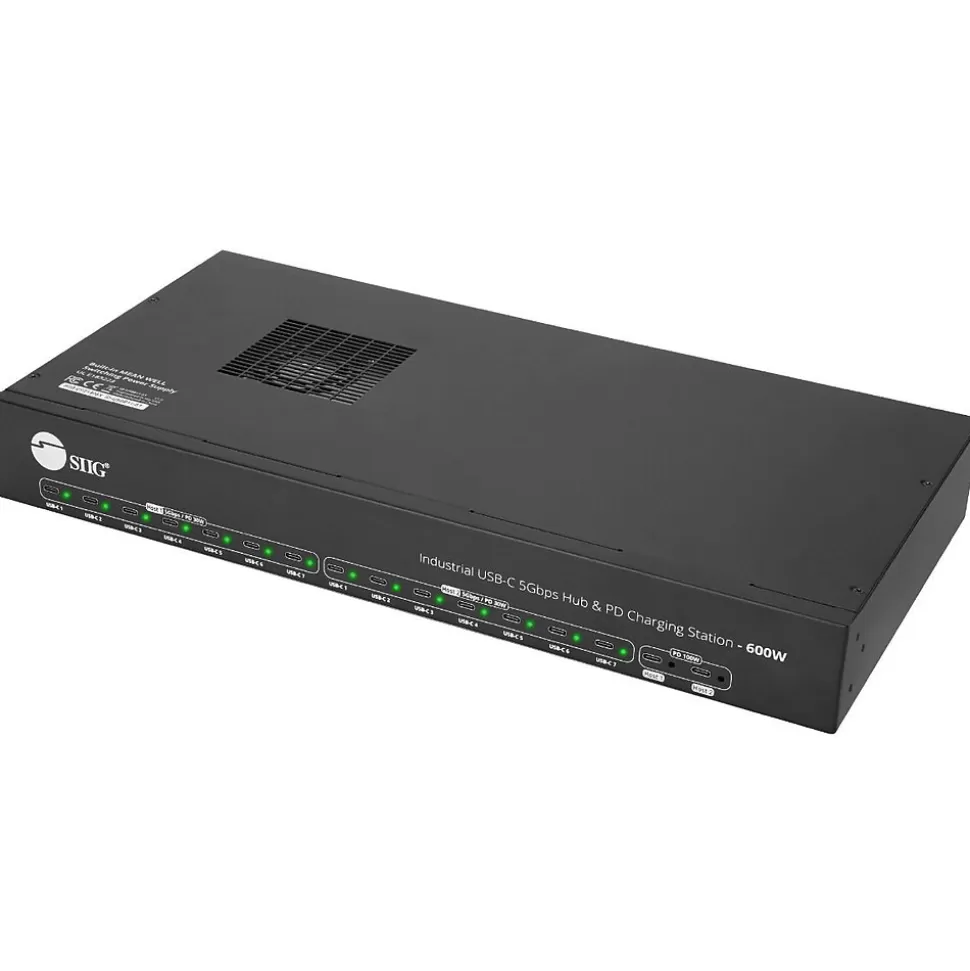 SIIG USB-C to USB-C Charging Station, Black (ID-US0B11-S2) Shop