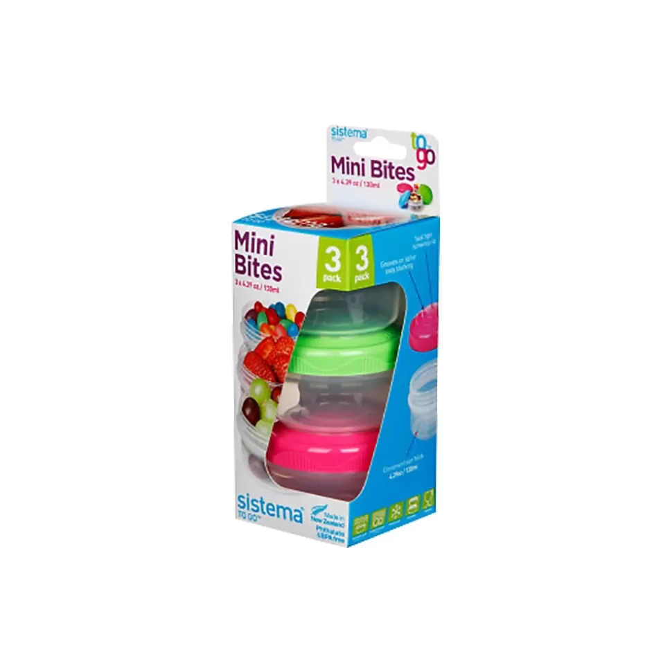 Sistema To Go Mini Bites Snack Container, 3/Pack (21467) Shop