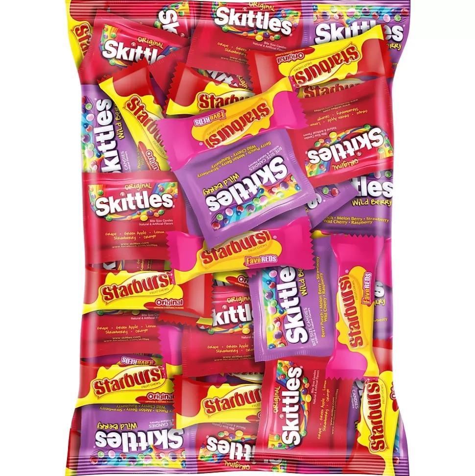 Mars Skittles & Starburst Fun-Size Variety Pack, 104.4 oz. (220-00768) Clearance